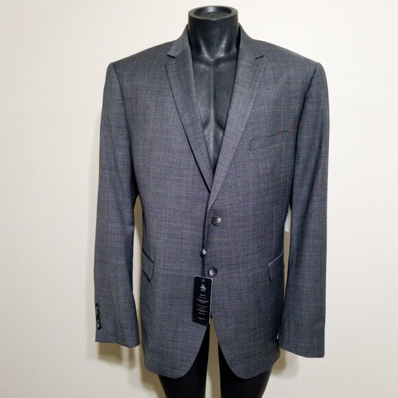 NWT Original Penguin Munsingwear Wool Slim Fit Blazer 46R New Sport Coat Jacket - Picture 1 of 15
